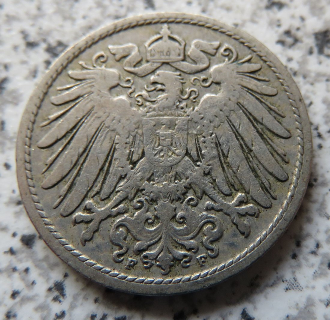  Kaiserreich 10 Pfennig 1899 F   