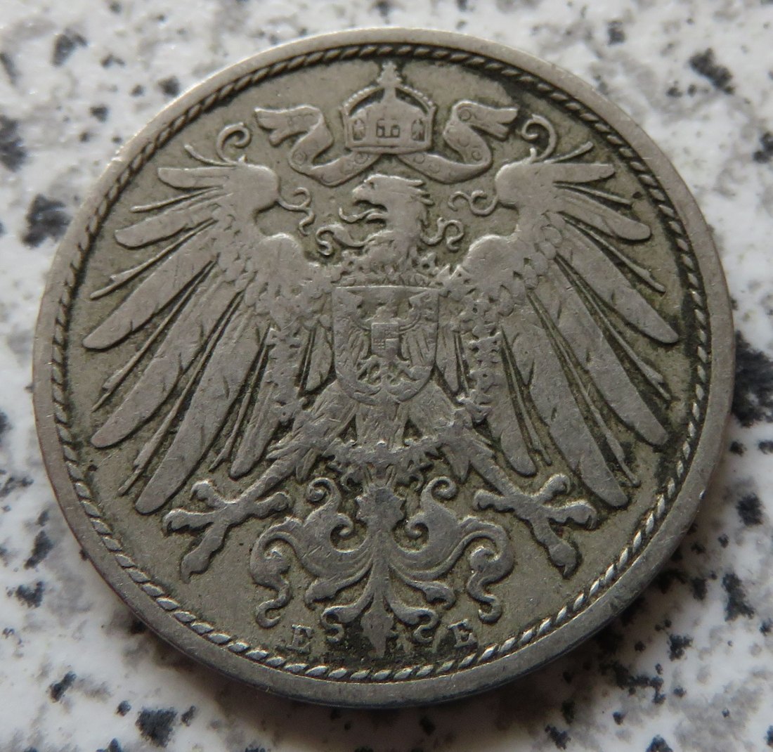  Kaiserreich 10 Pfennig 1901 E   