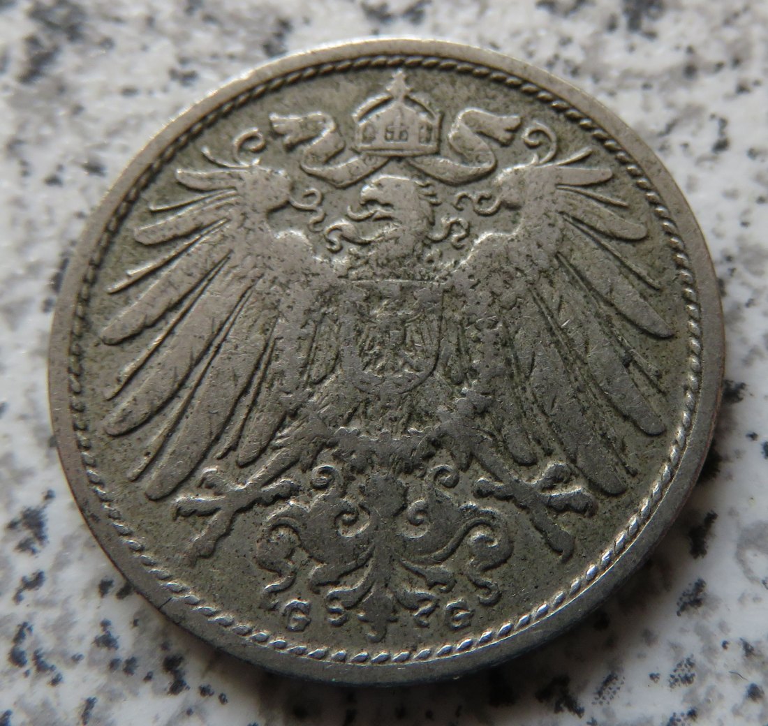  Kaiserreich 10 Pfennig 1902 G   
