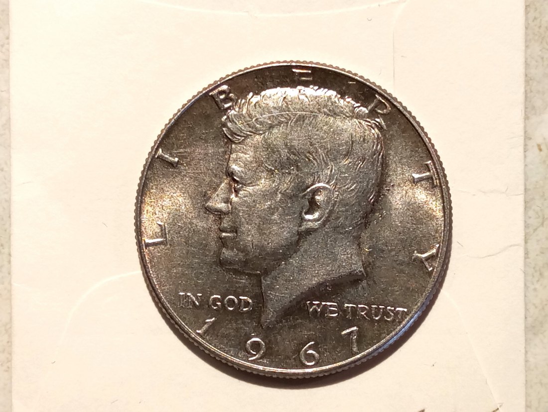 USA Kennedy 1/2 Dollar 1967 f.St