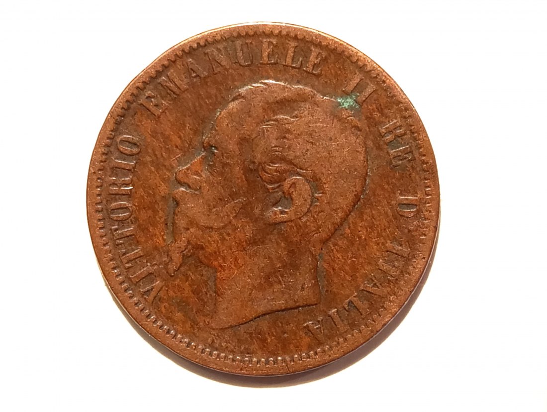 Italien 10 Centesimi 1866 M s-ss
