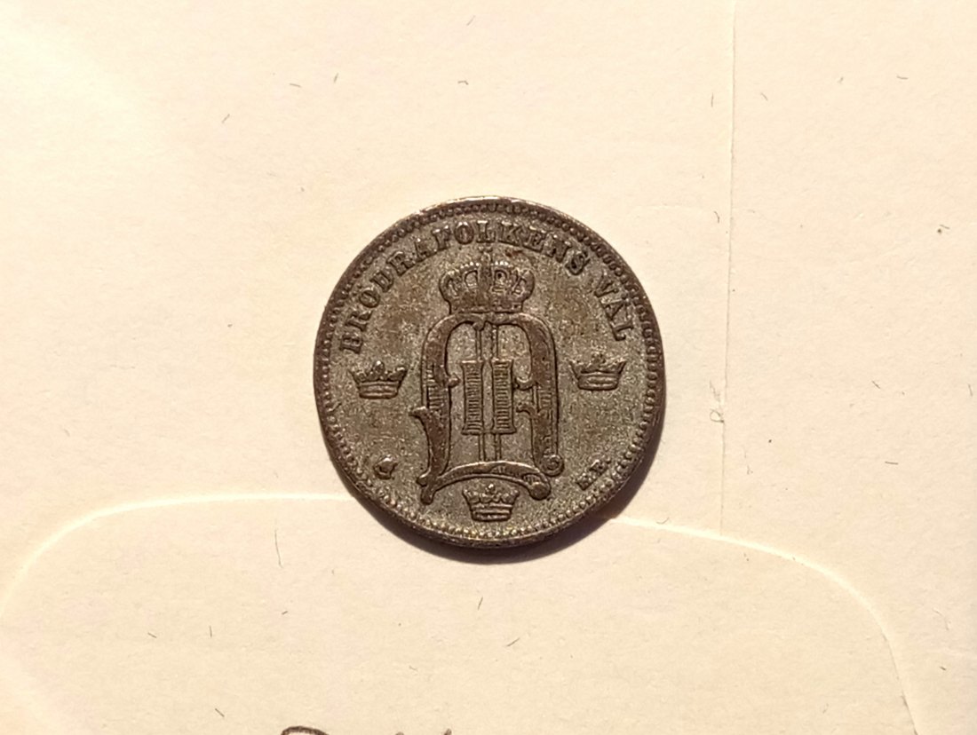 Schweden 10 Öre 1900 vz  Silber   