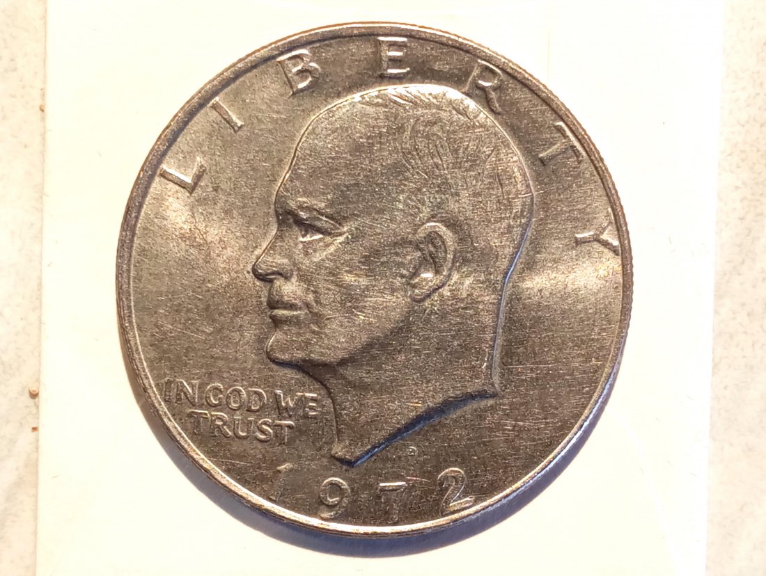 USA Eisenhower Dollar 1971 D f.St