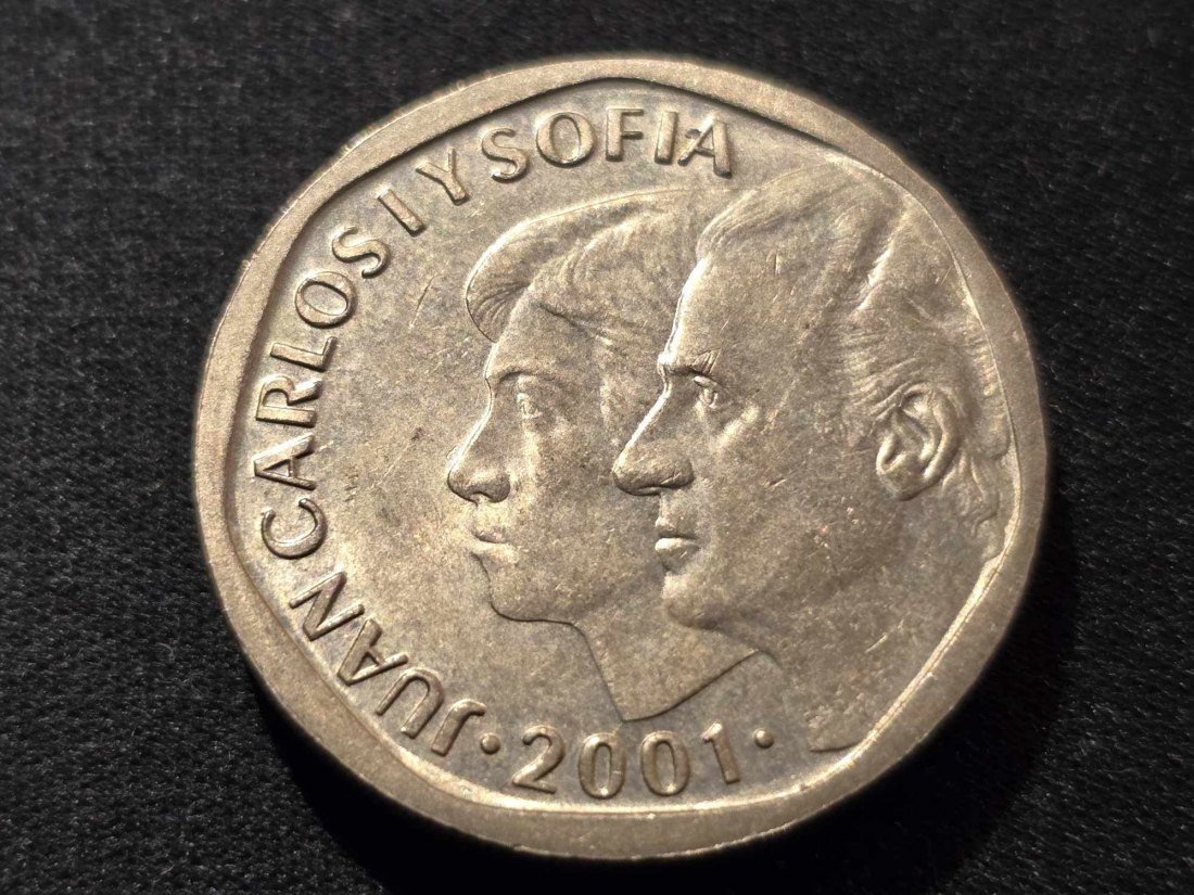  Spanien 500 Peseten 2001 VZ   