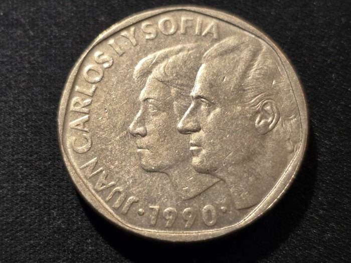  Spanien 500 Peseten 1990 Umlauf   