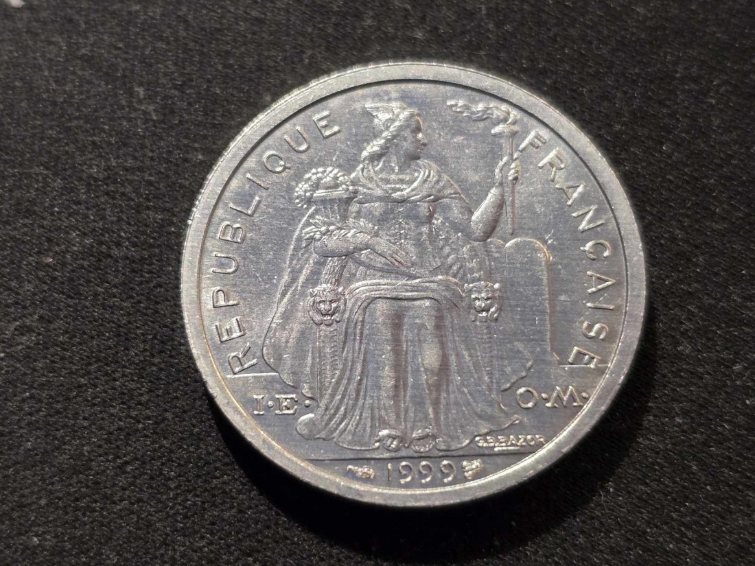  Franz. Polynesien 2 Franc 1999 STG   