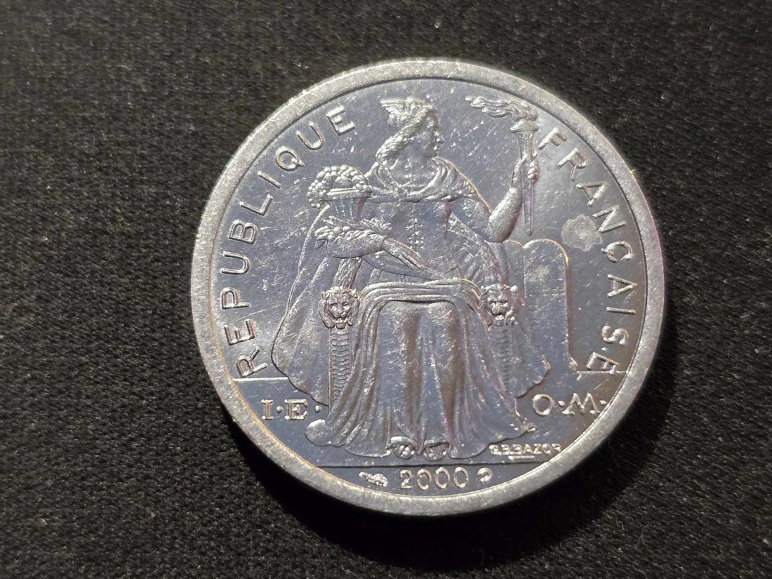  Franz. Polynesien 2 Franc 2000 STG   