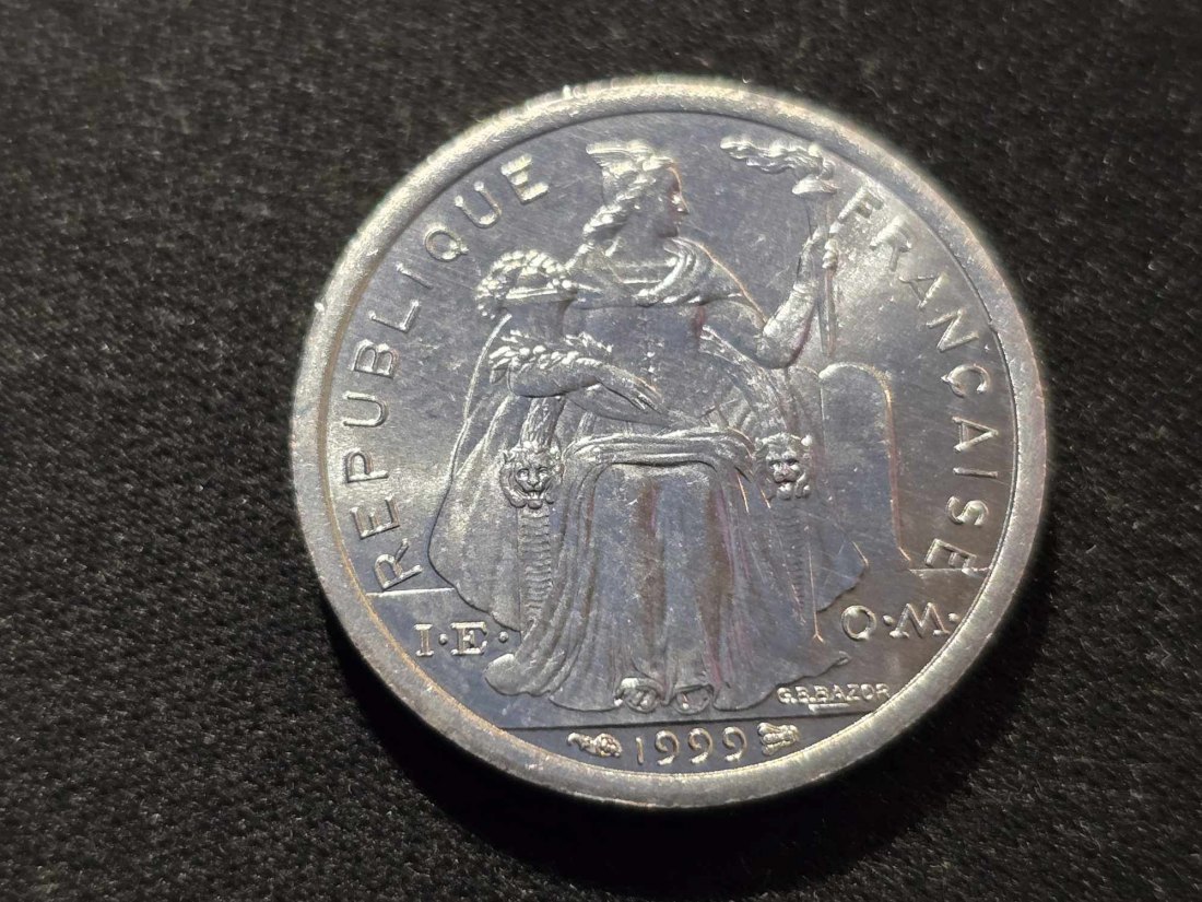  Franz. Polynesien 1 Franc 1999 STG   