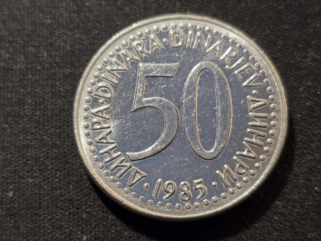  Jugoslawien 50 Dinar 1985 STG   