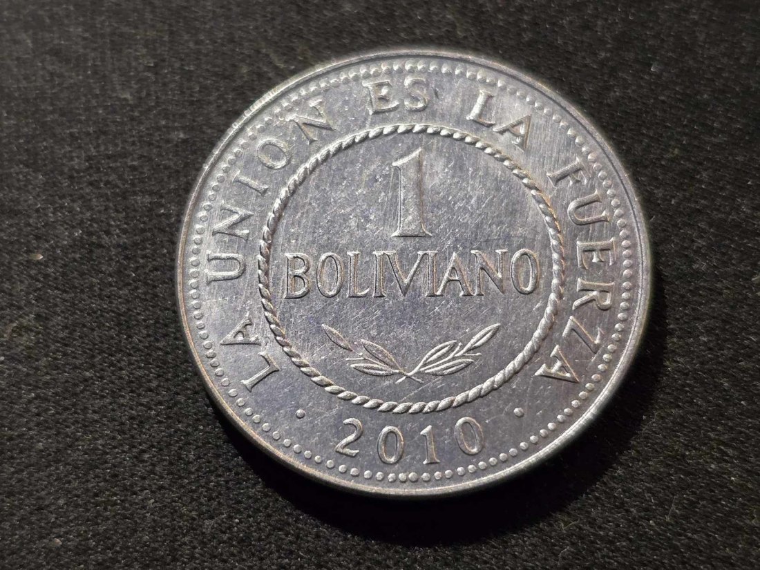  Bolivien 1 Boliviano 2010 STG   