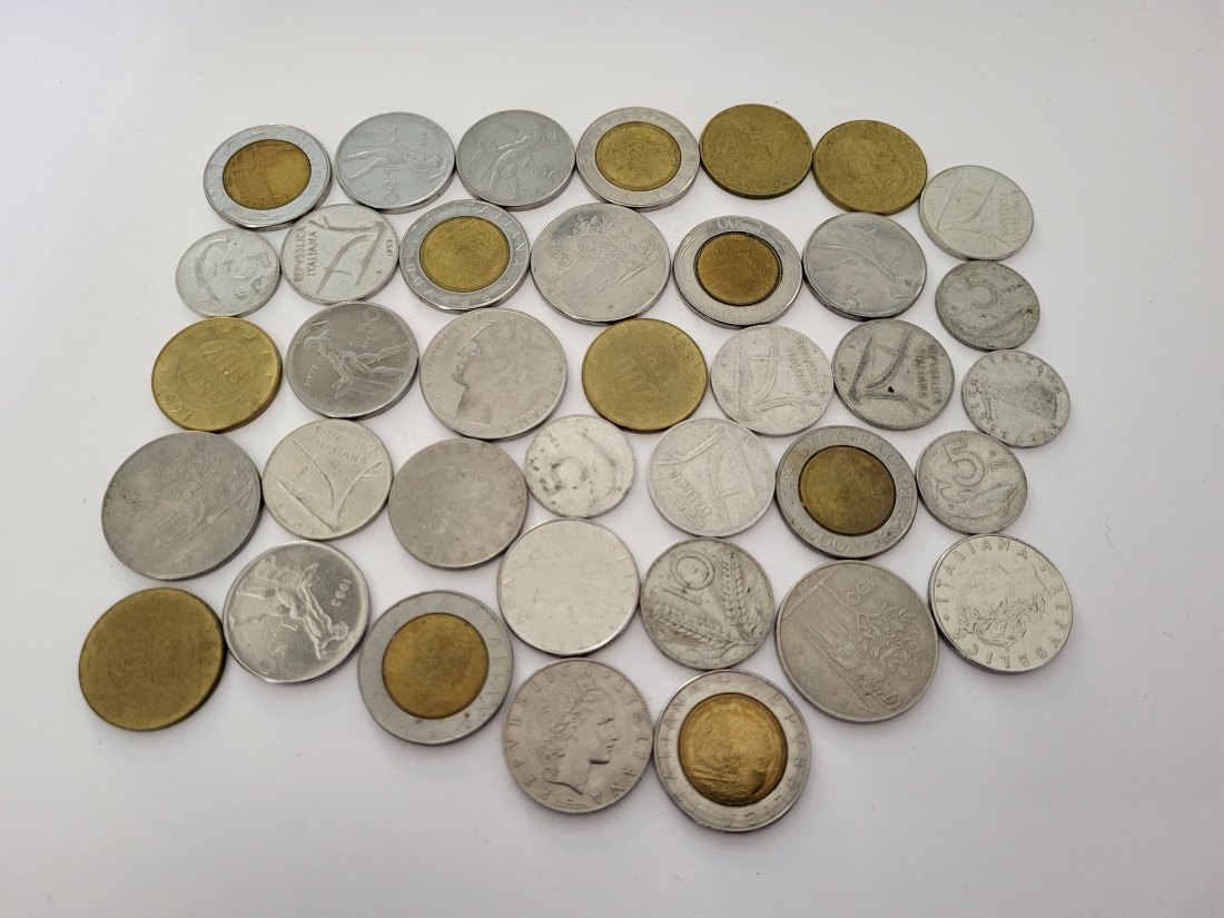  Lot Lire diverse Länder Italien Spittalgold9800 (00   