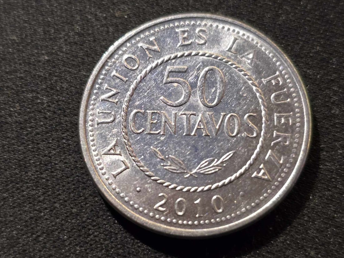  Bolivien 50 Centavos 2010 STG   