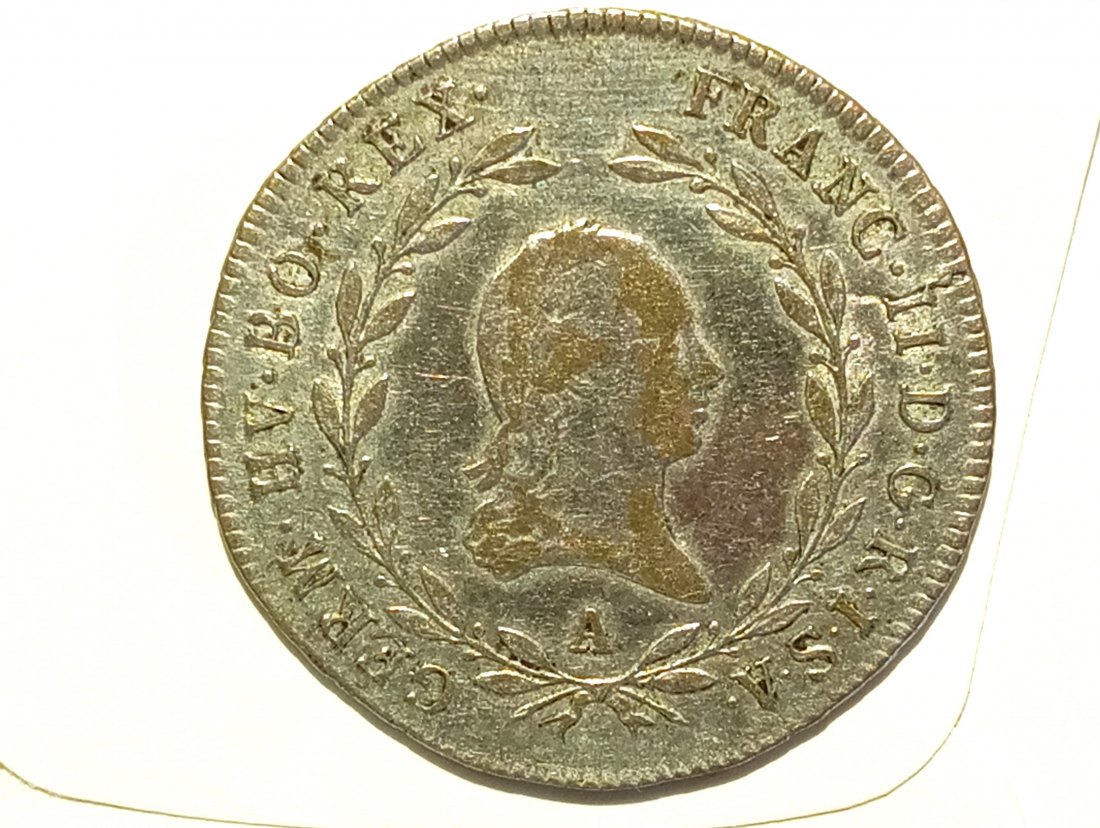 Österreich 20 Kreuzer 1803 A (Wien) ss