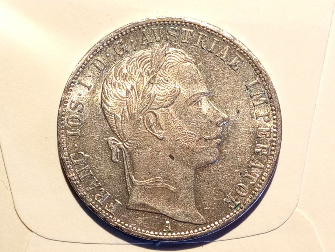 Österreich 1 Florin 1860 A (Wien) vz+