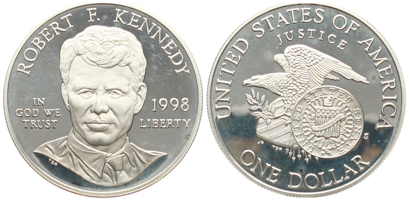  USA: 1 Dollar 1998, Robert F. Kennedy   