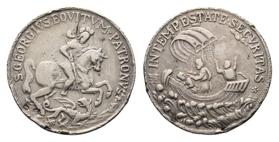  Ungarn, Kleinmünze o.J.; AG, 5,74 g; Ø 26,8 mm   