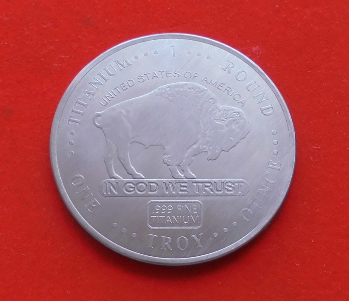  Liberty Eagle USA 2023 Bullion Sondermünze 999er fein Titanium 40mm rar!   