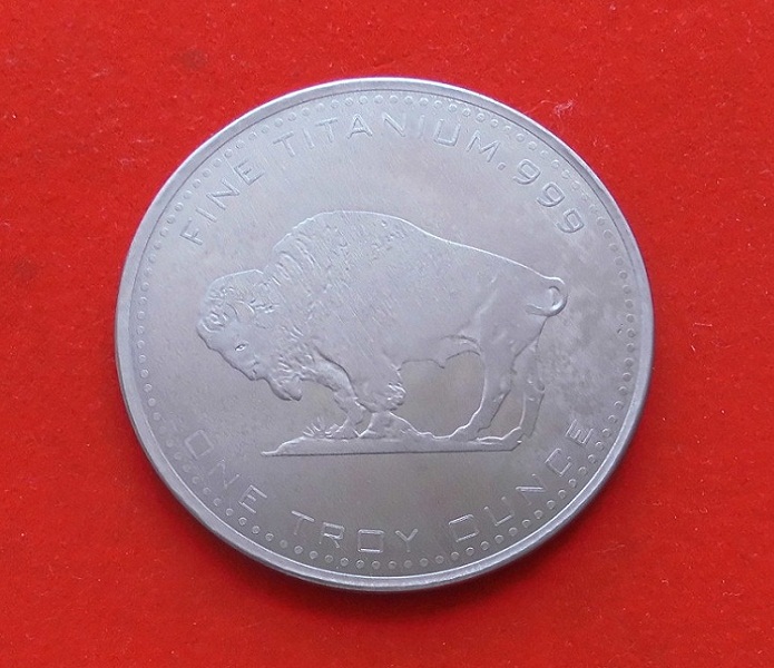  Liberty Eagle USA 2023 Bullion Sondermünze 999er fein Titanium 40mm rar!   