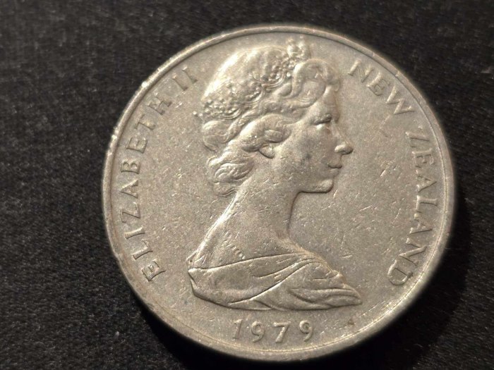  Neuseeland 20 Cent 1979 Umlauf   