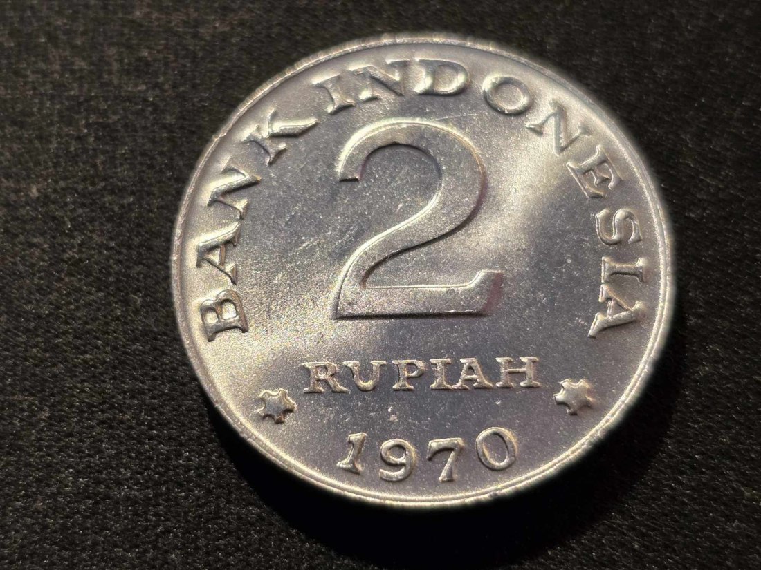  Indonesien 2 Rupiah 1970 STG   