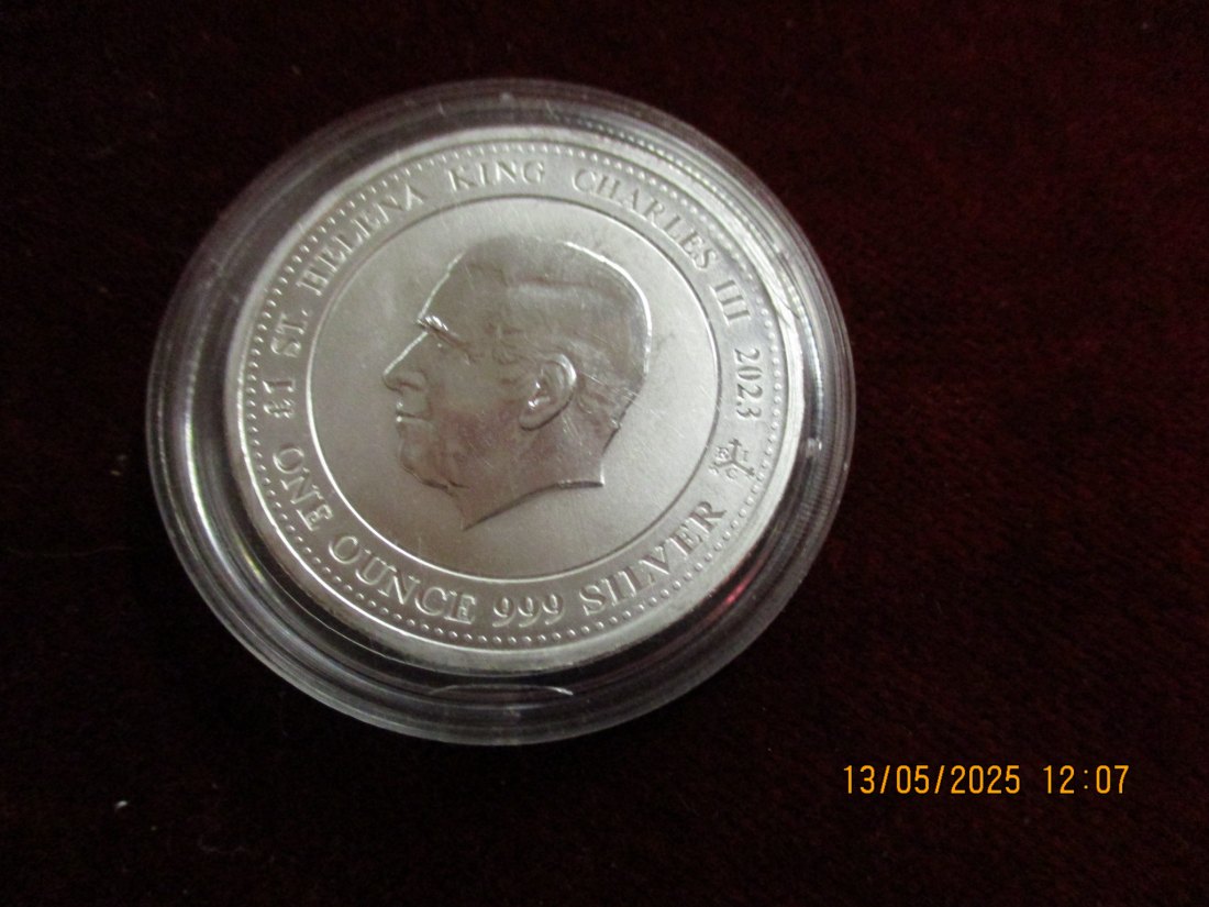  1 Pfund Silbermünze 1oz Pegasus 2023 St. Helena 999er Silber - 1101312   