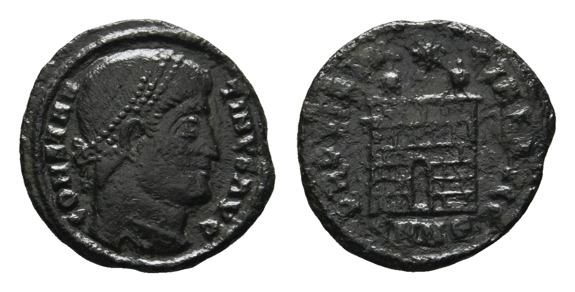  Antike; Kleinmünze; Bronze; 2,81 g   