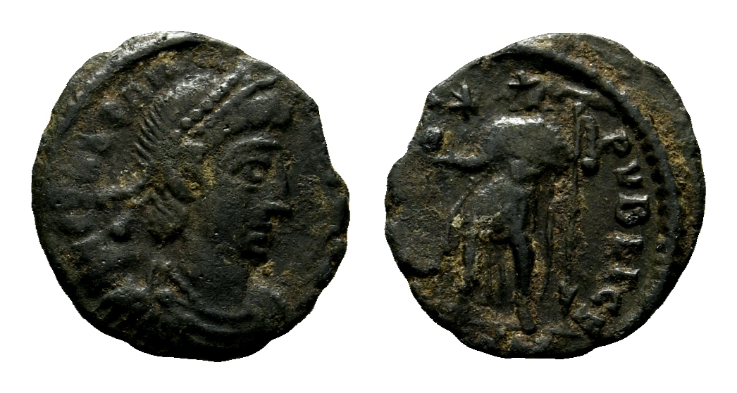 Antike; Kleinmünze; Bronze; 1,45 g   