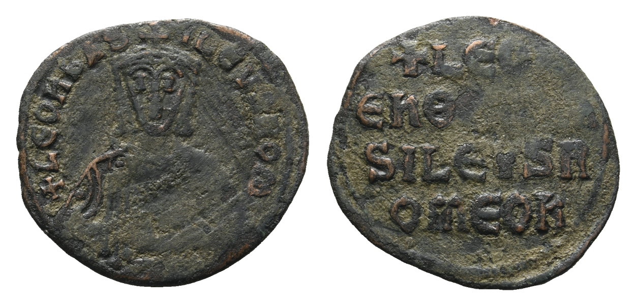  Antike; Byzanz; Kleinmünze; Bronze; 4,57 g   