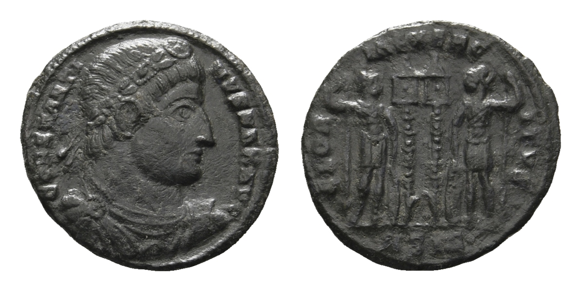  Antike; Kleinmünze; Bronze; 2,33 g   