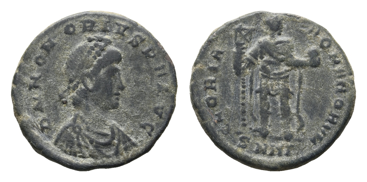  Antike; Kleinmünze; Bronze; 4,12 g   