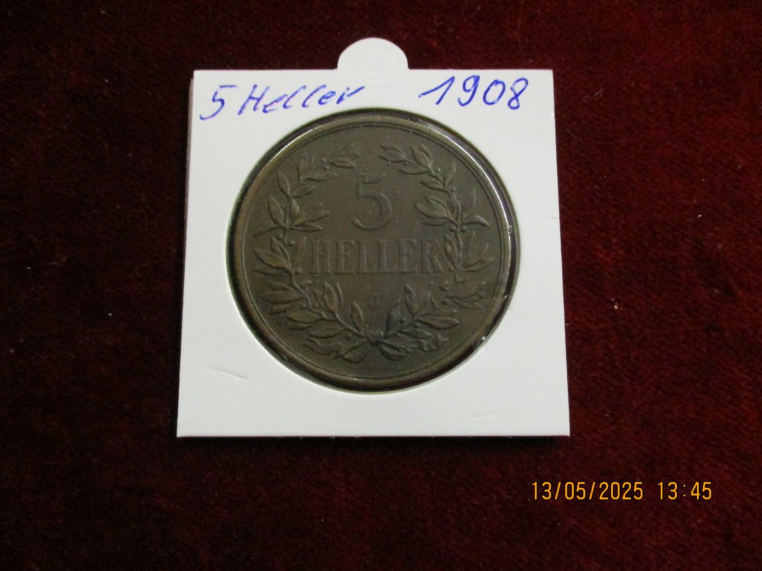  5 Heller 1908 Deutsch Ostafrika Metall: (Bro)   