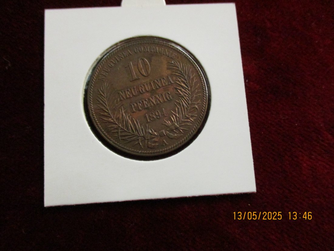  10 Pfennig 1894 Deutsch Neuguinea   