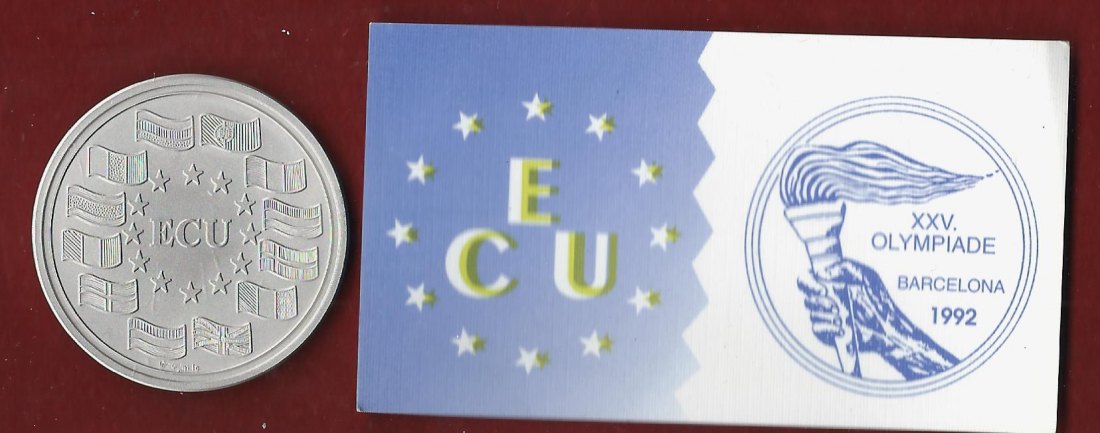  Olympia Barcelona ECU 22,16 Gr.99,99 Gr.Palladium Münzenankauf Koblenz Frank Maurer AJ918   