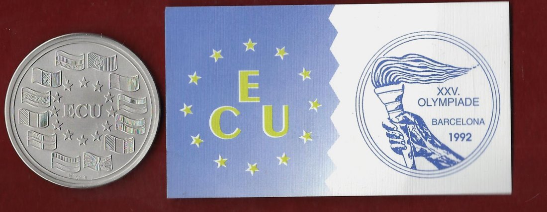  Olympia Barcelona ECU 22,16 Gr.99,99 Gr.Palladium Münzenankauf Koblenz Frank Maurer AJ919   