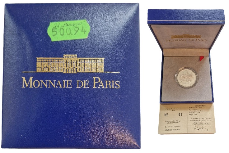  Frankreich 500 Fr 20 Gr. 999 Platin Saint Marc Platz 1994 Münzenankauf Koblenz Frank Maurer AJ18   