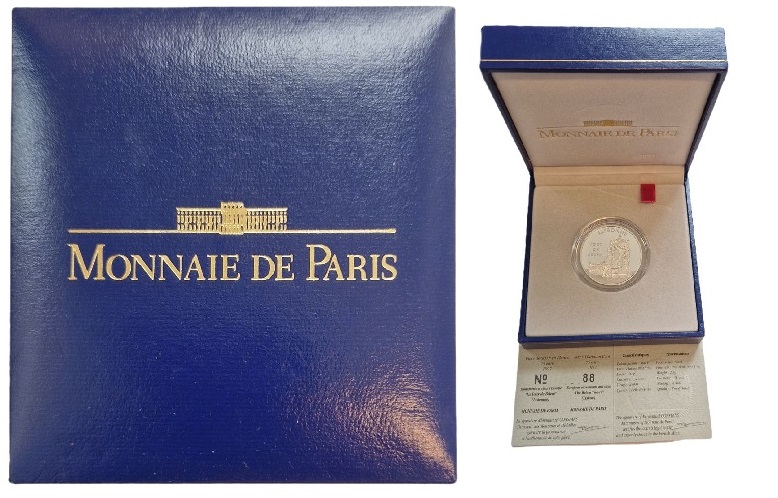  Frankreich 500 Fr 20 Gr. 999 Platin Der Belem Turm 1997 Münzenankauf Koblenz Frank Maurer AJ20   