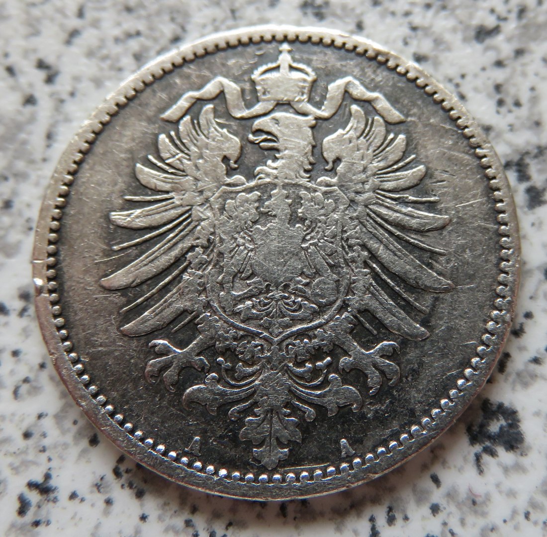  Kaiserreich 1 Mark 1873 A   
