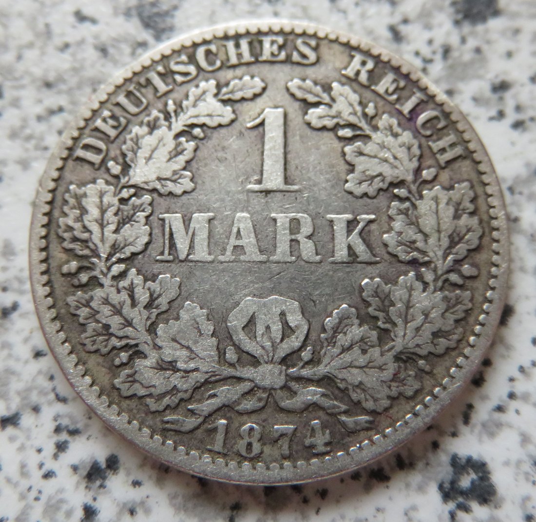  Kaiserreich 1 Mark 1874 B   