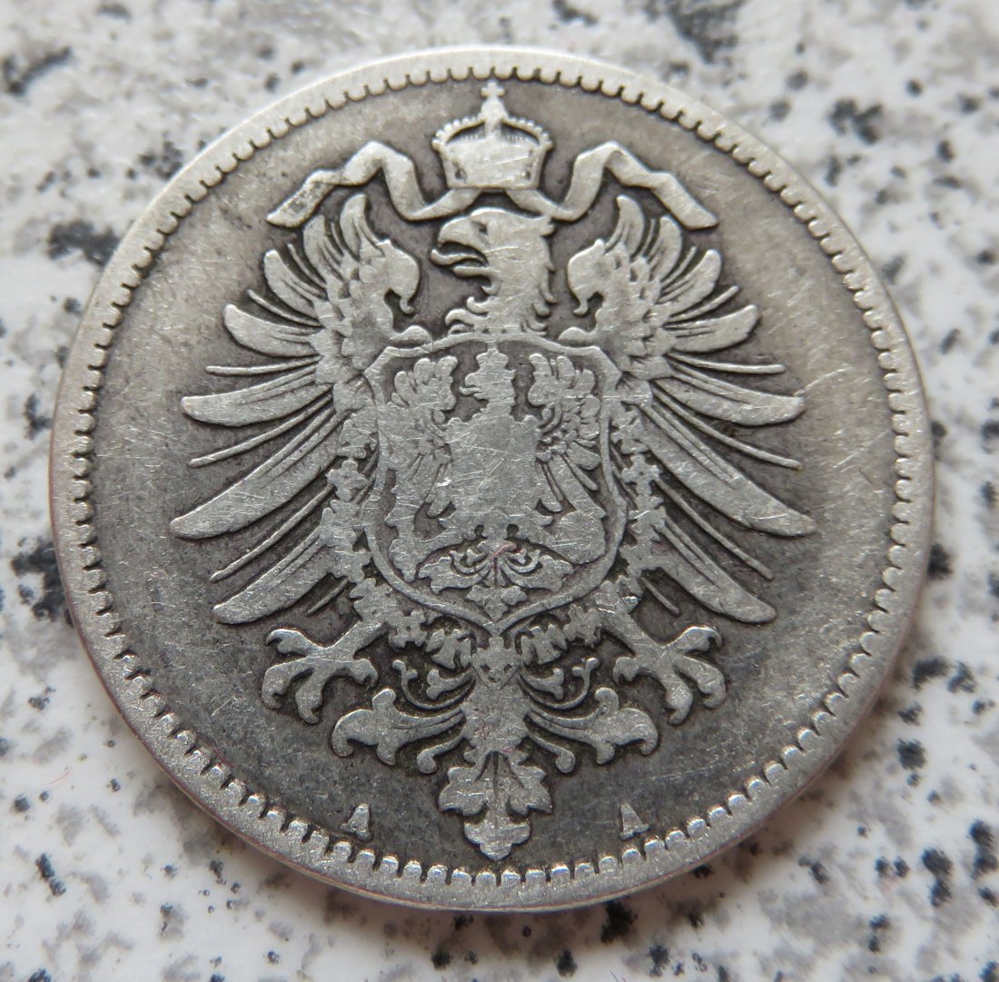  Kaiserreich 1 Mark 1875 A   