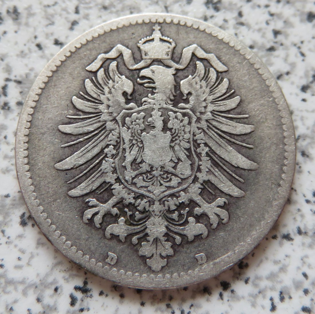  Kaiserreich 1 Mark 1876 D   