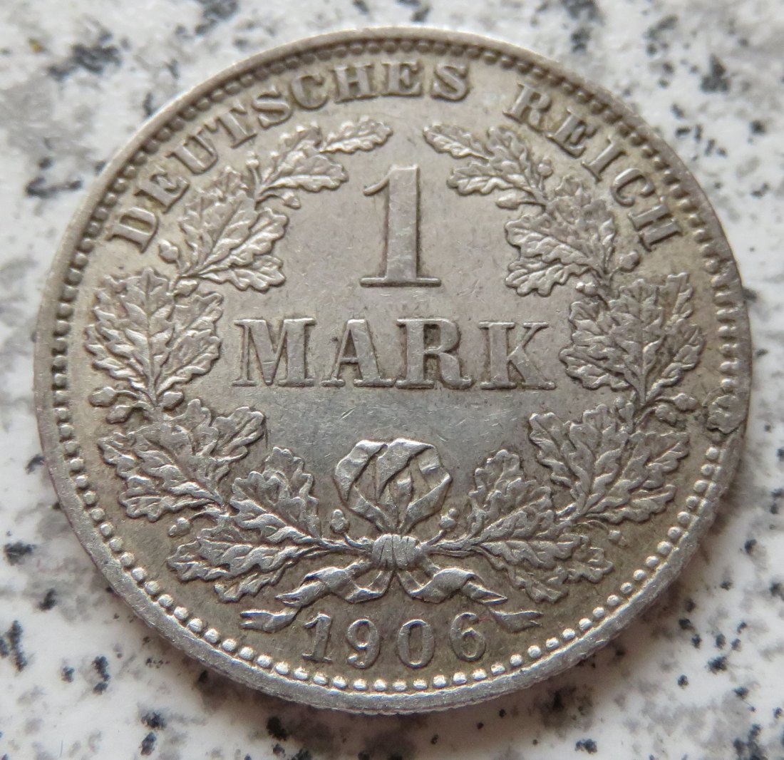  Kaiserreich 1 Mark 1906 E   