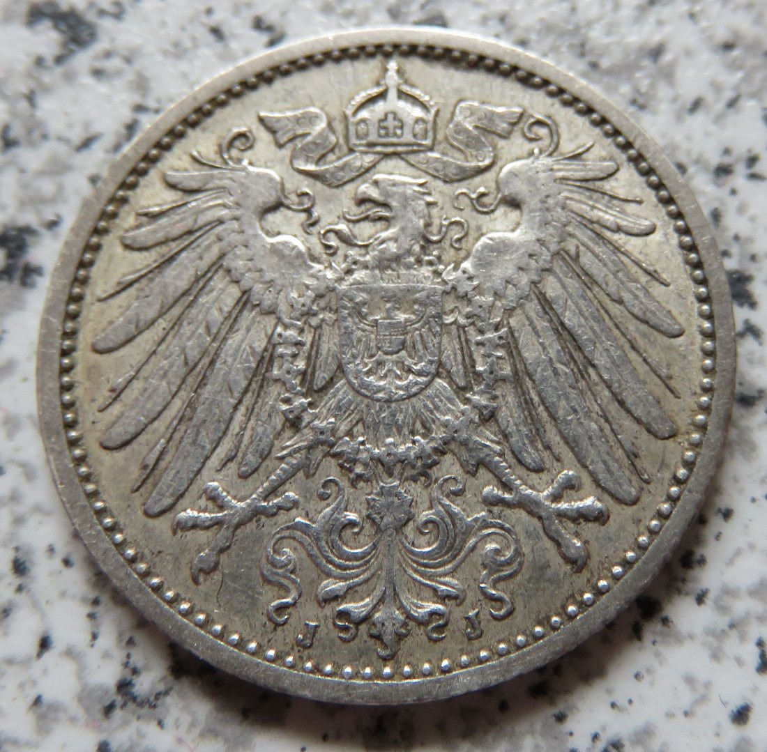 Kaiserreich 1 Mark 1911 J   
