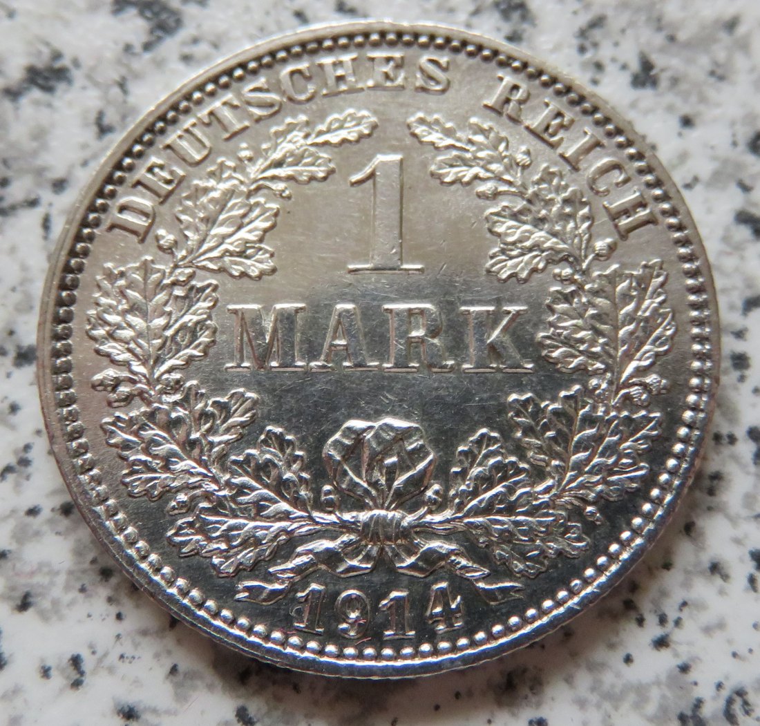  Kaiserreich 1 Mark 1914 E   