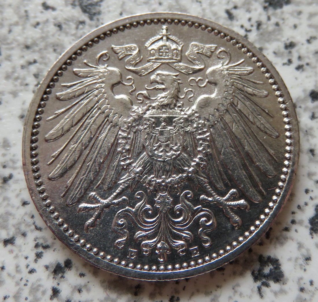  Kaiserreich 1 Mark 1914 E   