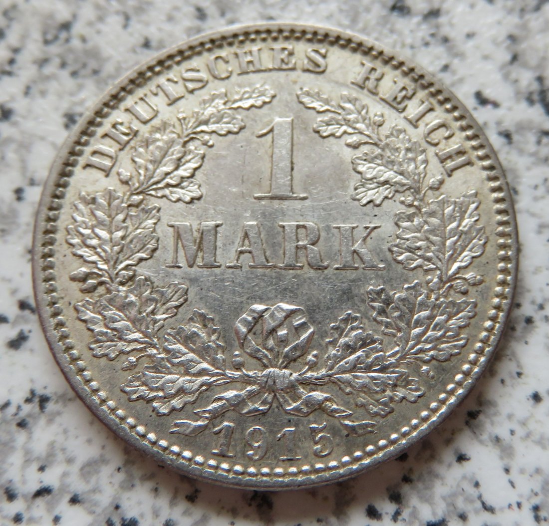  Kaiserreich 1 Mark 1915 E   