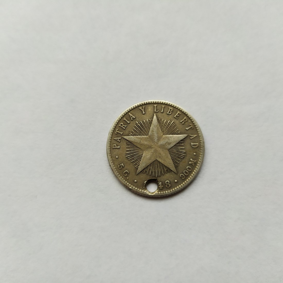 Cuba.20 SENTAVOS.1948.SILVER 900