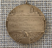  Schützenmedaille Frankfurt am Main Silbermedaille 1912   