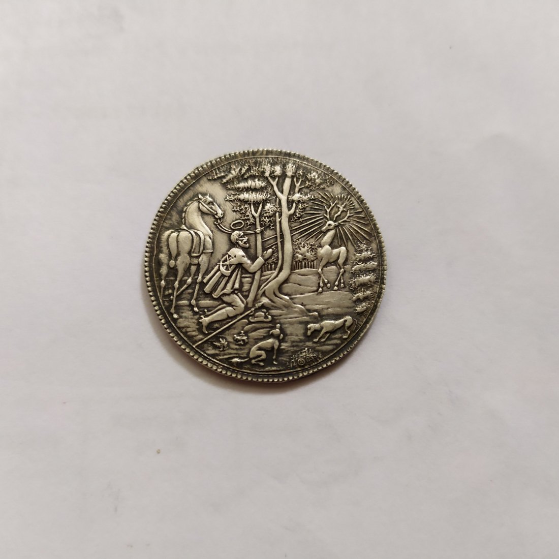  Austria.Medal Charmant Souvenir 1975.Silver 835   