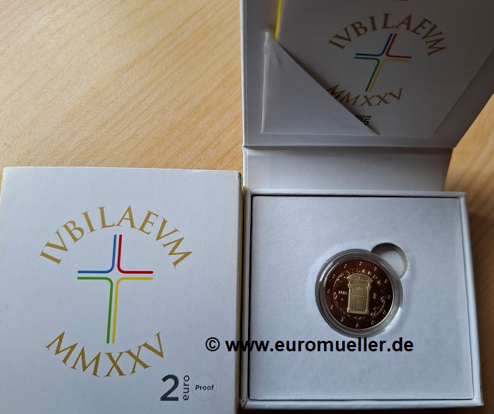 Italien 2 Euro Gedenkmünze 2025...Jubiläum...PP   