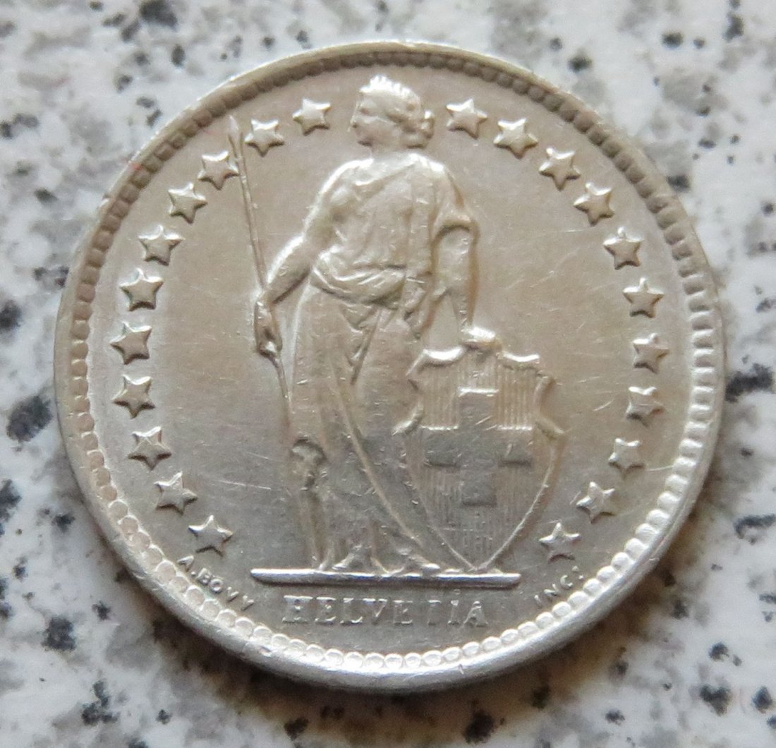  Schweiz 1/2 Franken 1963   